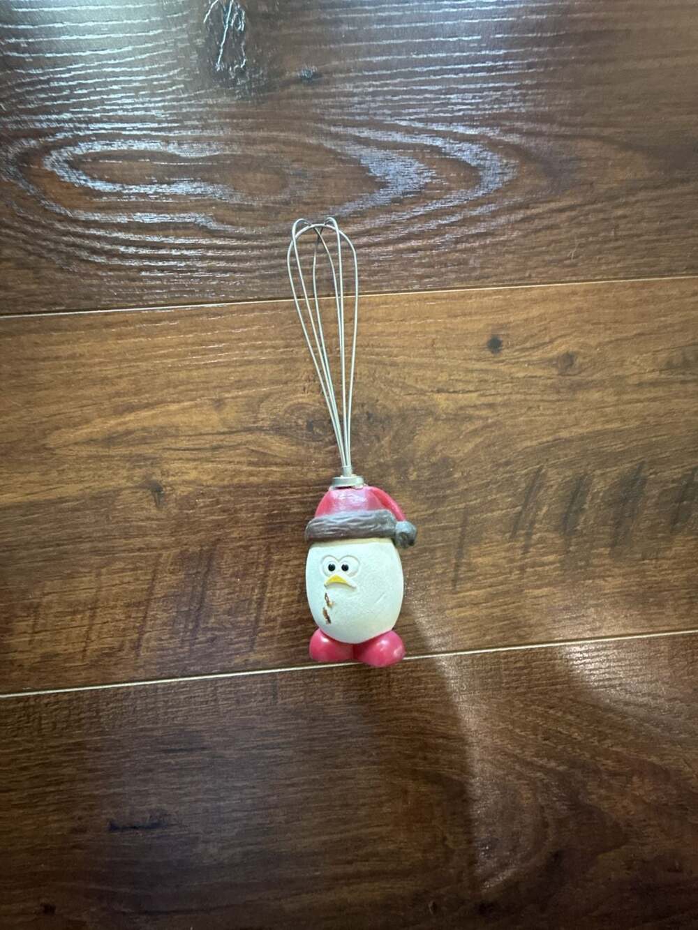 Joie Whiskie Christmas Egg Whisk Santa Hat Kitchen Tool